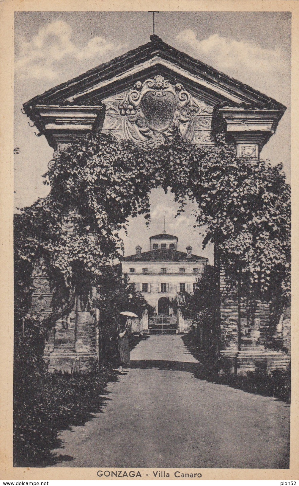 11080-GONZAGA(MANTOVA)-VILLA CANARO-1942-FP - Mantova