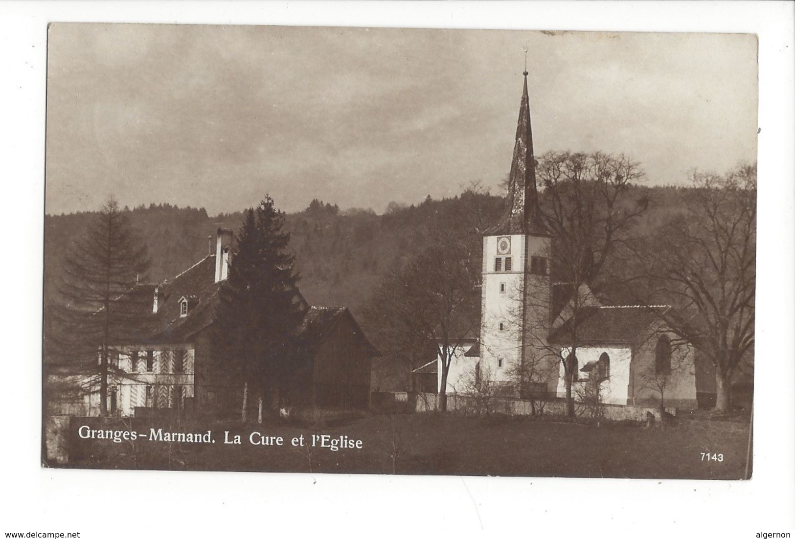 17989 - Granges-Marnand La Cure Et L'Eglise - Marnand