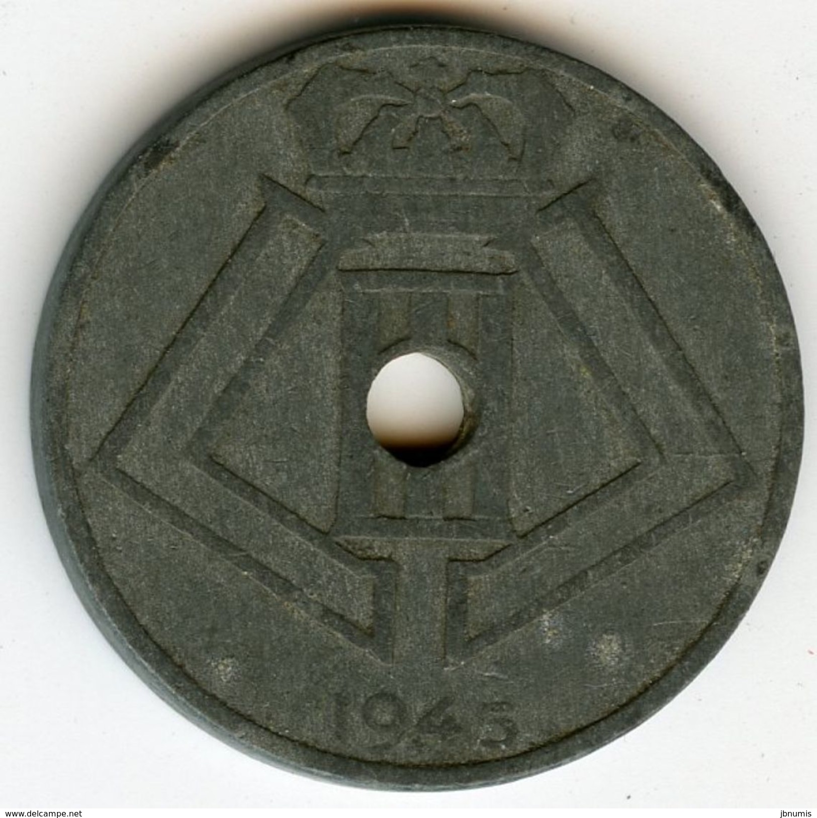 Belgique Belgium 25 Centimes 1945 Belgie-Belgique KM 132 - 25 Centimos