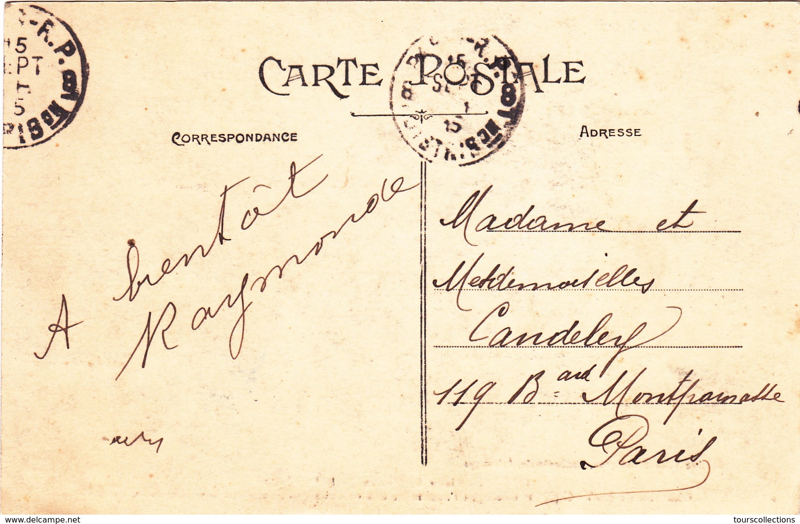 CPA 24 @ BAYAC @ Son Château Du 16° S. En 1915 - Editeur Louis Garde De Libourne N° 1134 - Autres & Non Classés