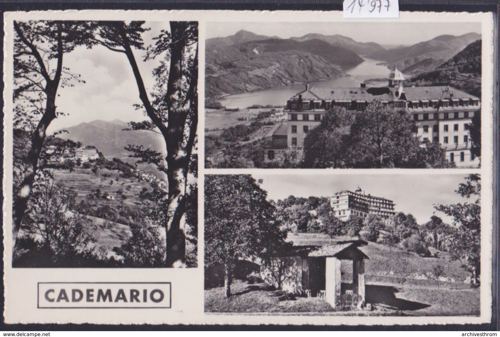 Cademario : 3 Vedute Ca 1950 (14'977) - Cademario