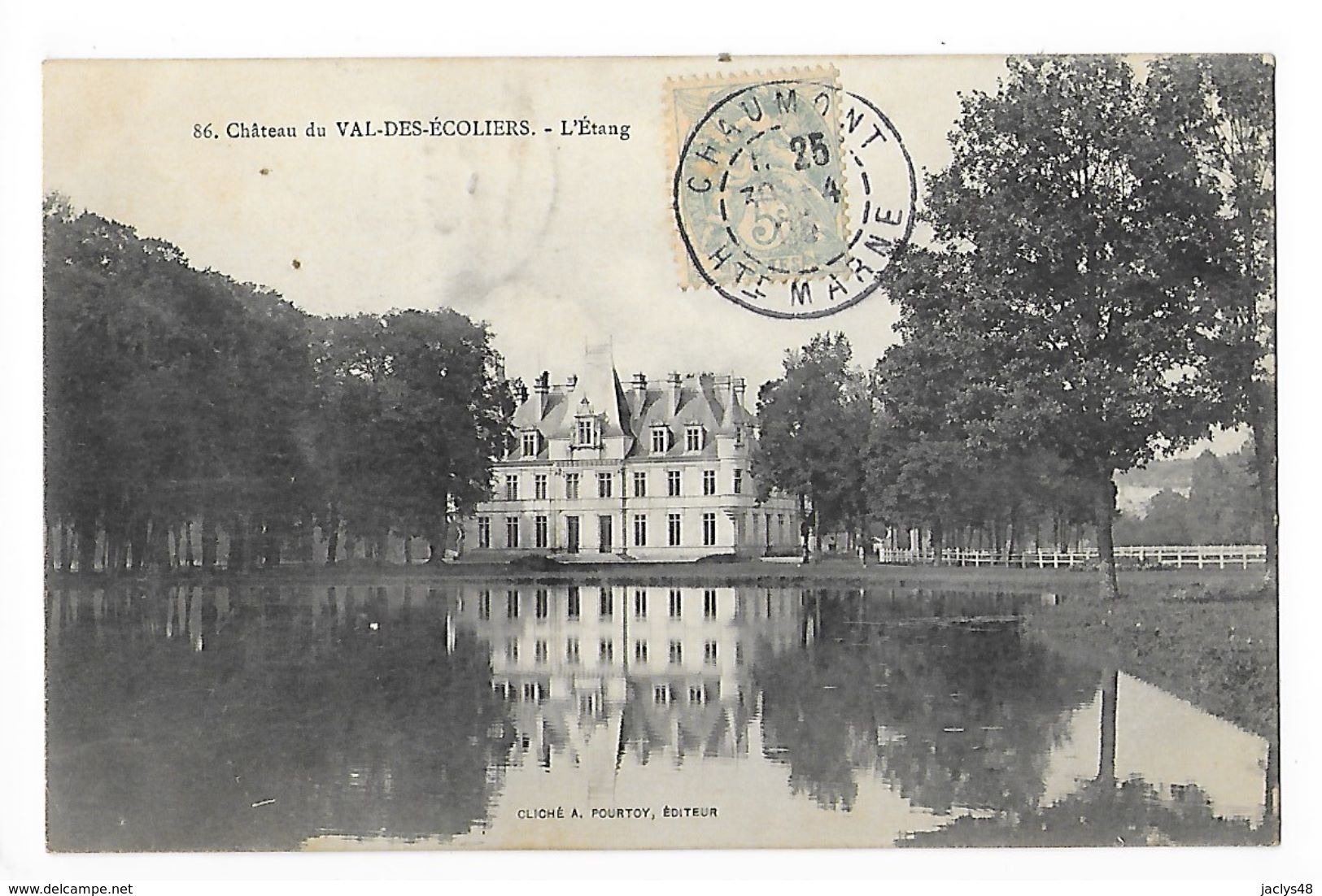 VERBIESLES  (cpa 52)  Château Du Val Des Ecoliers - L'Etang -    - L 1 - Autres & Non Classés