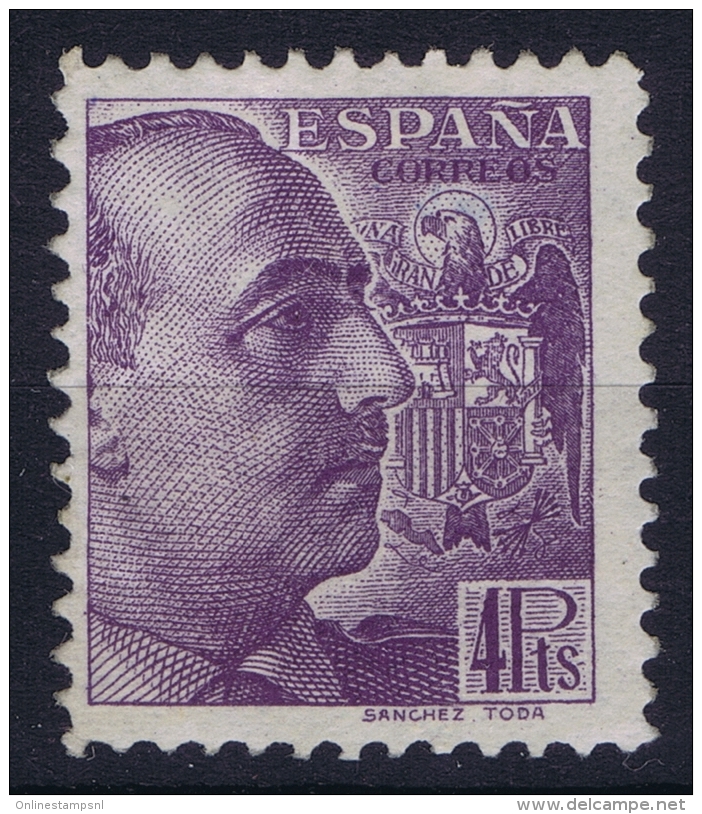 Spain: Mi Nr 838  Ed 877 MH/* Flz/ Charrniere 1939 Very Light Hinged - Nuevos