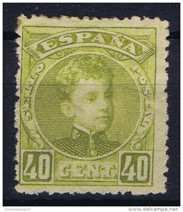 Spain: Ed 250 Mi Nr 213  MH/* Flz/ Charniere 1901 - Unused Stamps