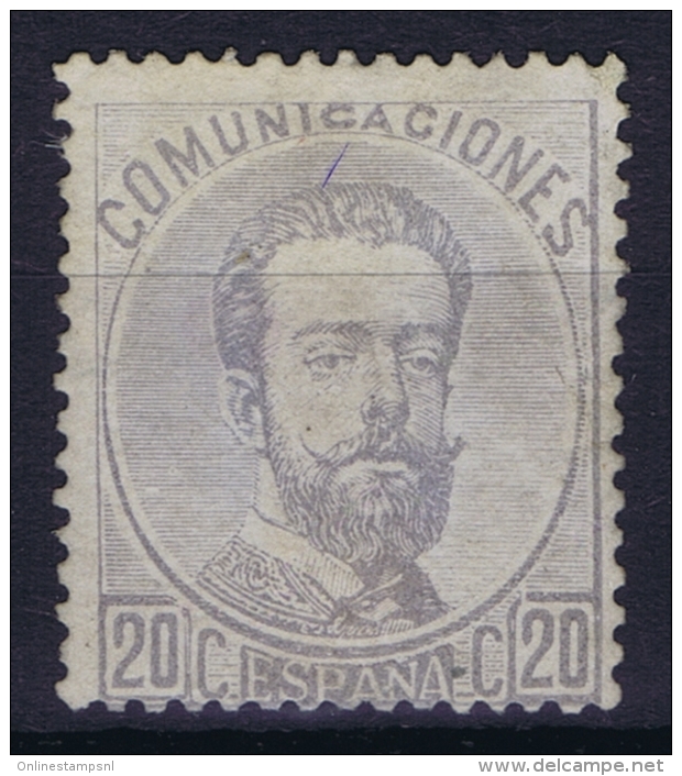 Spain: Ed 123 Mi Nr 123 MH/* Flz/ Charniere  1873 Some Paper On Back - Nuevos