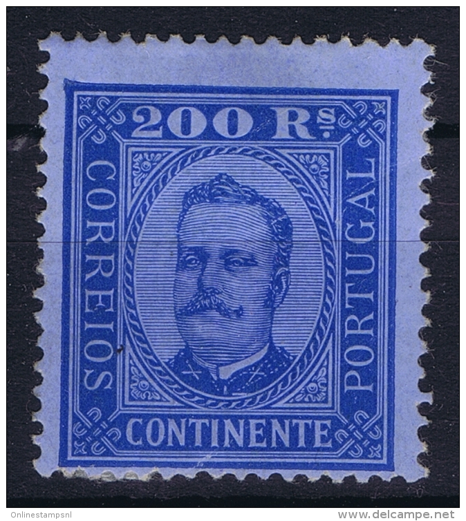 Portugal  Mi Nr 76 Yc MH/* Flz/ Charniere 1892  Perfo 13,50  Paper On Back - Ongebruikt