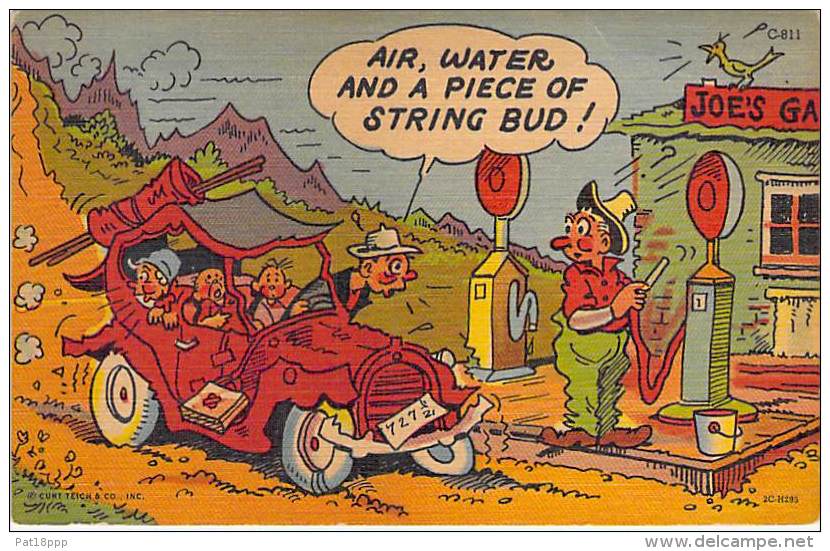 ENGLISH HUMOUR Comic (original Vintage ) Air Water And A Piece Of  String ... CPA Illustration - Humour Anglais Comique - Humor