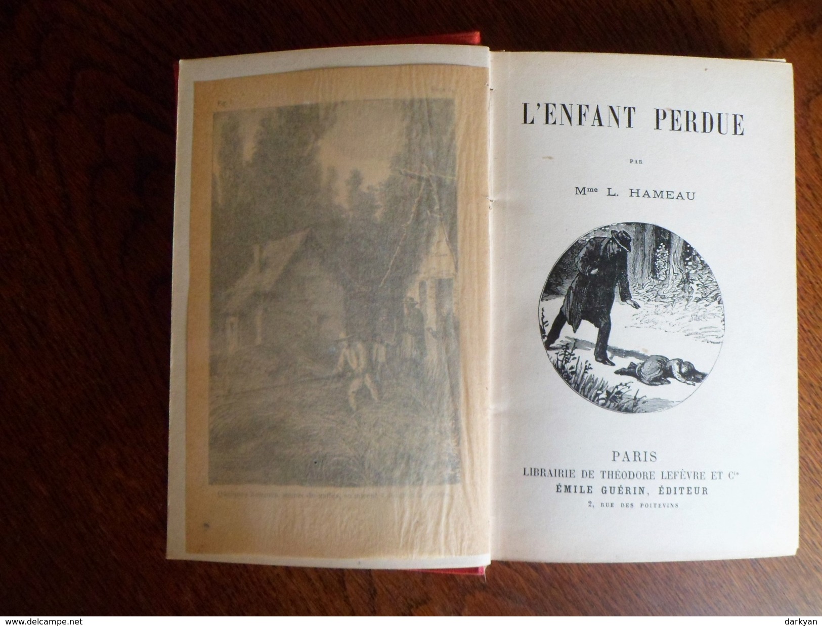 Mme L. Hameau - L'enfant Perdue - Editions Emile Guérin 1887 - 1801-1900