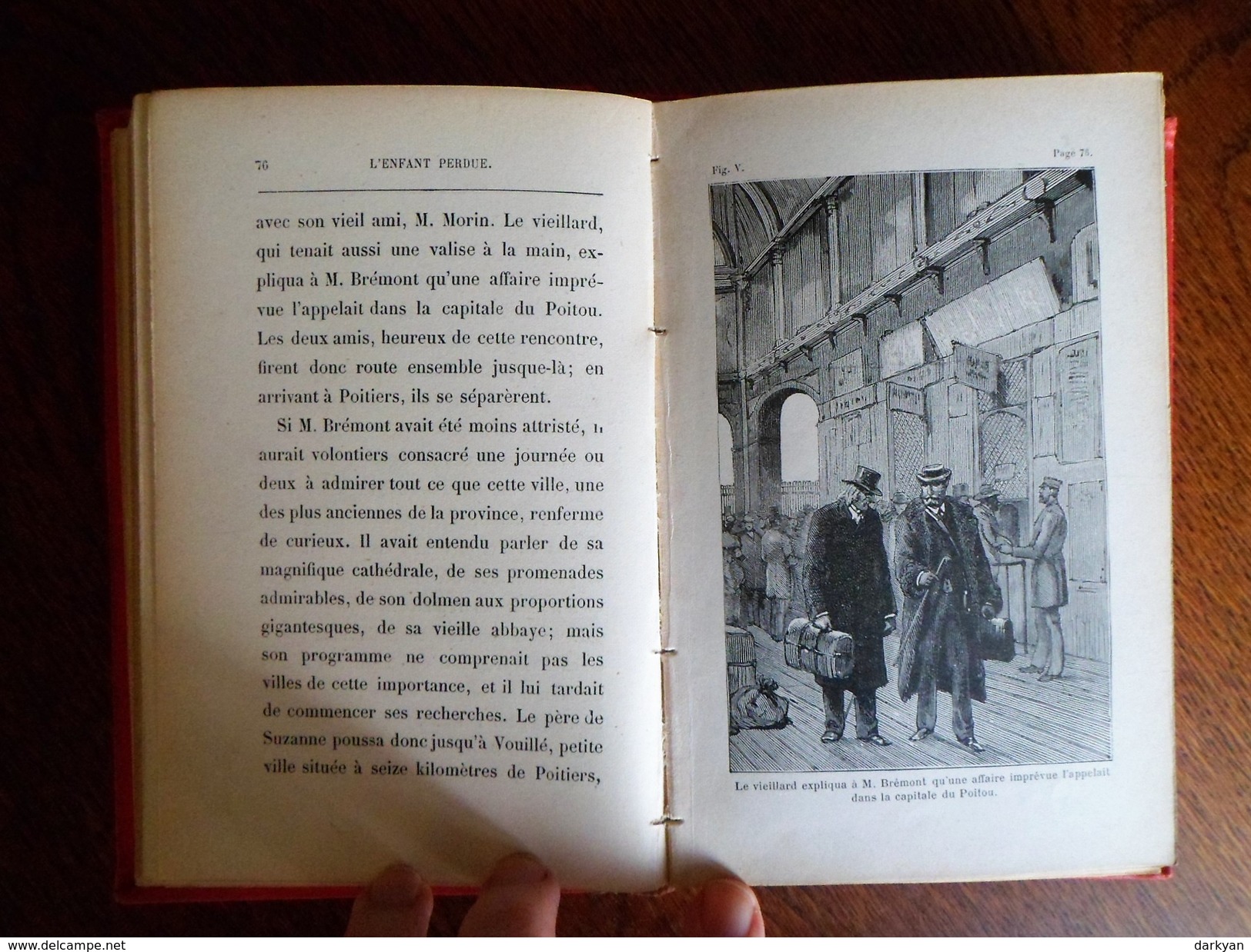 Mme L. Hameau - L'enfant Perdue - Editions Emile Guérin 1887 - 1801-1900