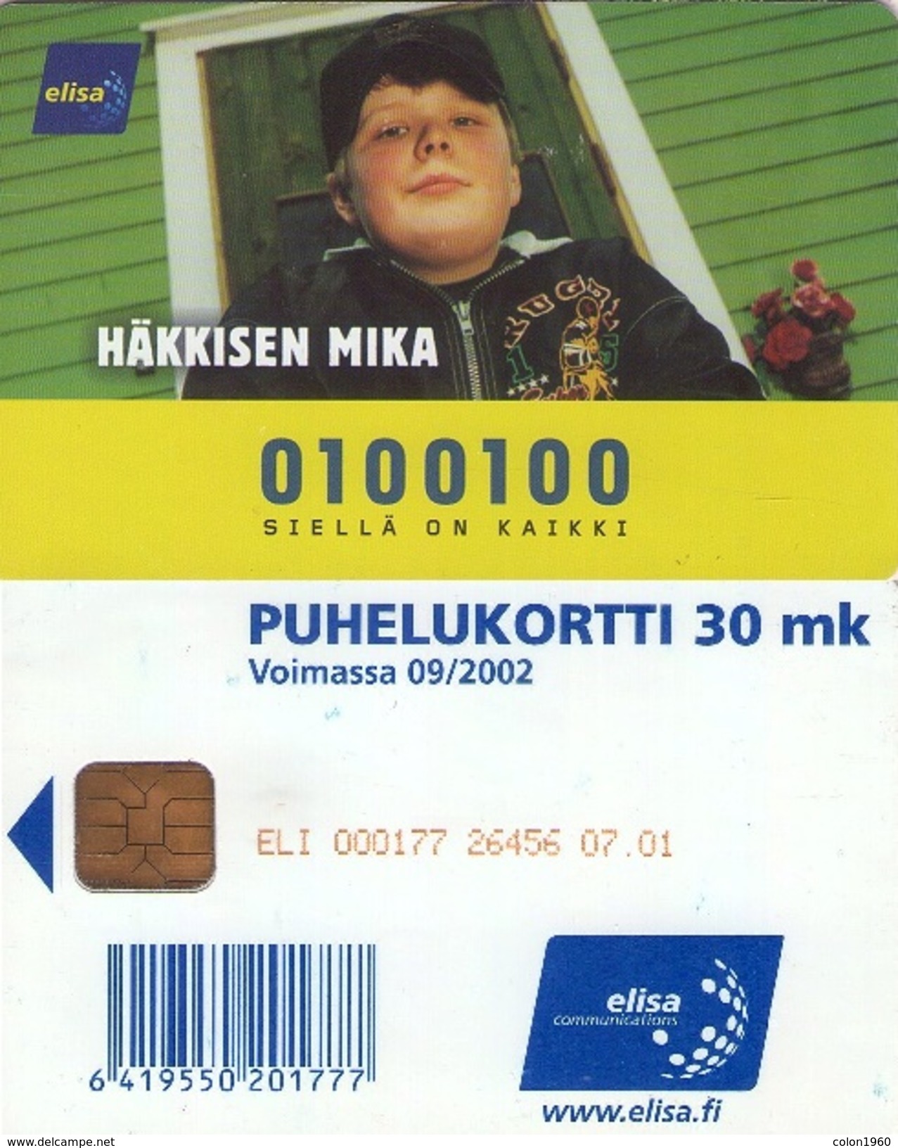 TARJETA TELEFONICA DE FINLANDIA. (07.01 - TIRADA 6000) (449). - Finlandia