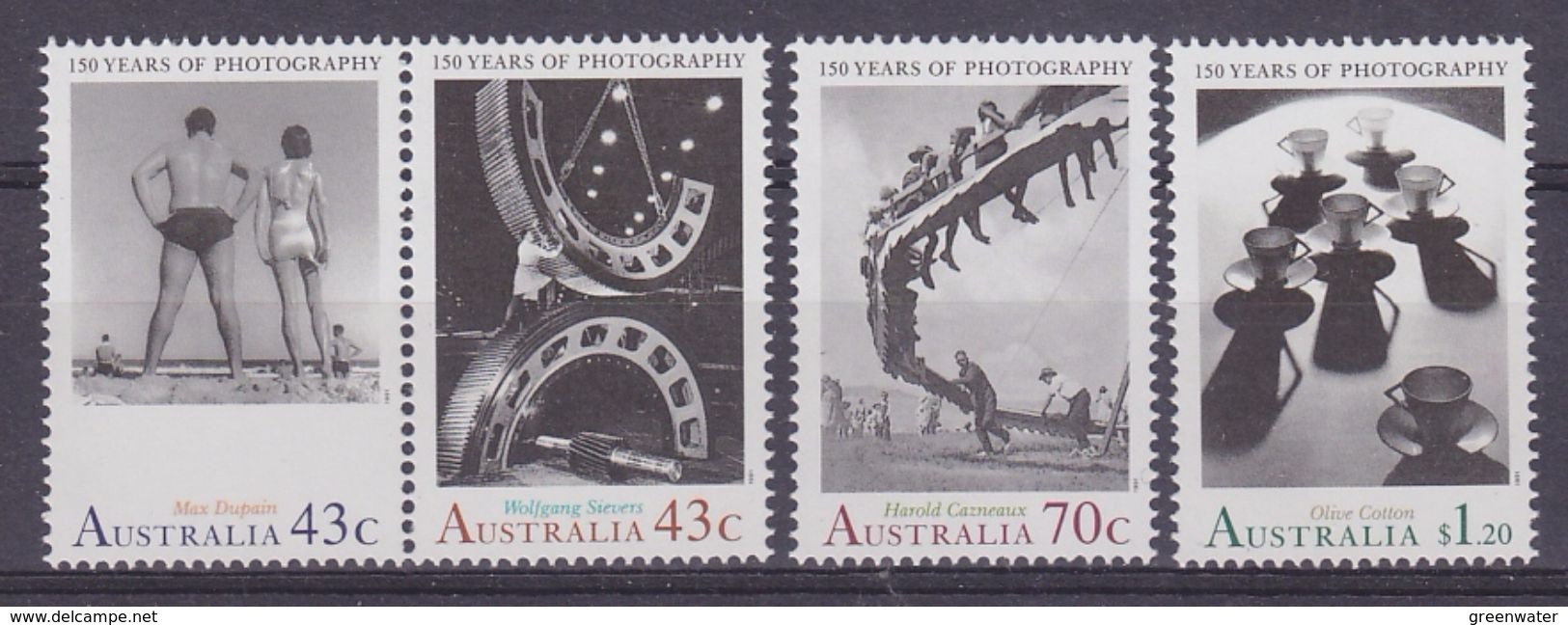 Australia 1991 150Y Of Photography 4v ** Mnh (37111) - Neufs