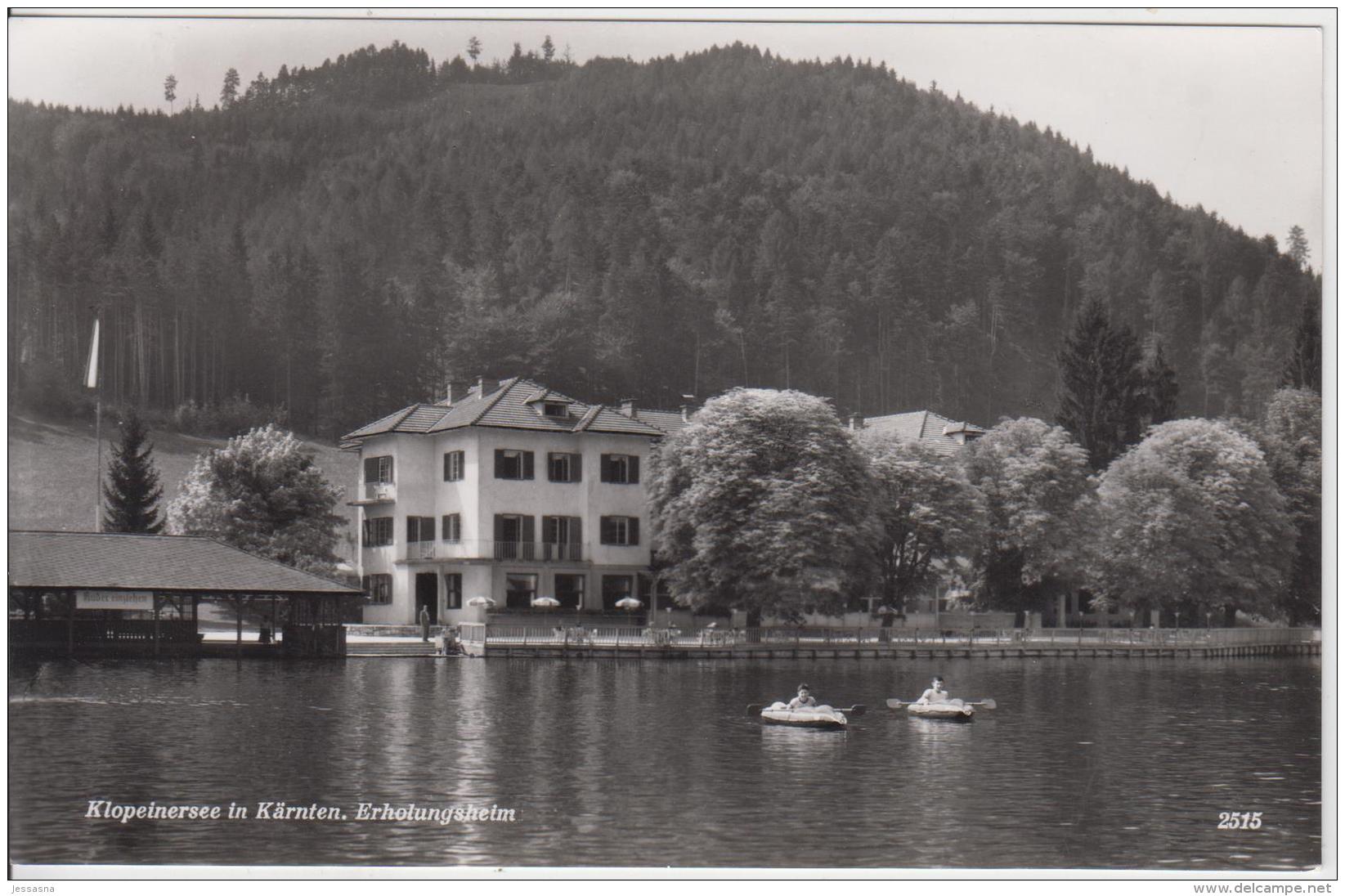 AK - ST. KANZIAN Am Klopeiner See - Erholungsheim  Der Creditanstalt-Bankverein 1958 - Klopeinersee-Orte