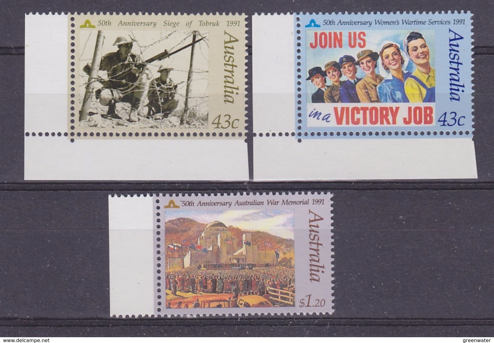 Australia 1991 Commemoratives 3v ** Mnh (37111A) - Ongebruikt