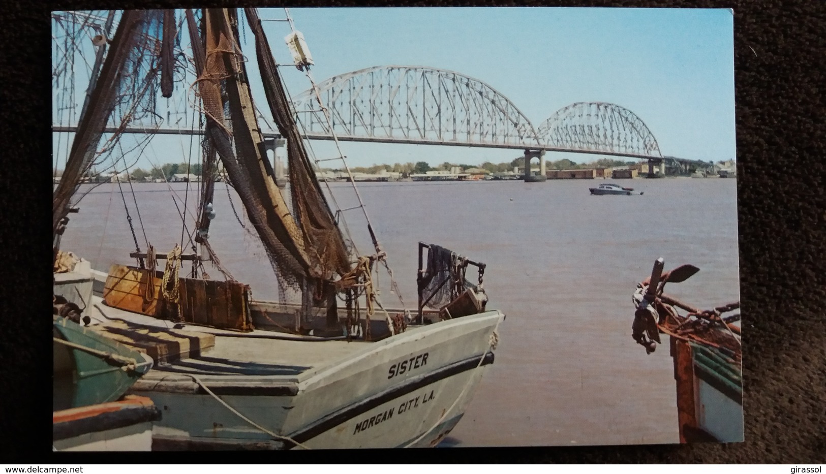 CPSM THE ATCHAFALAYA RIVER LOUISIANA PONT SUR MISSISSIPI - Autres & Non Classés