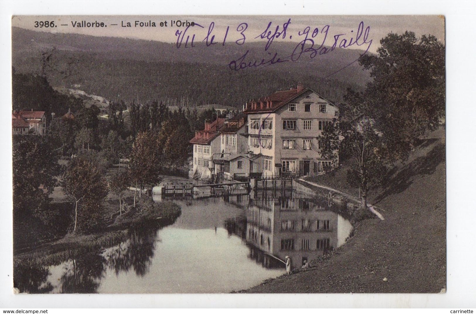 SUISSE - VALLORBE - La Foula Et L'Orbe - Vallorbe