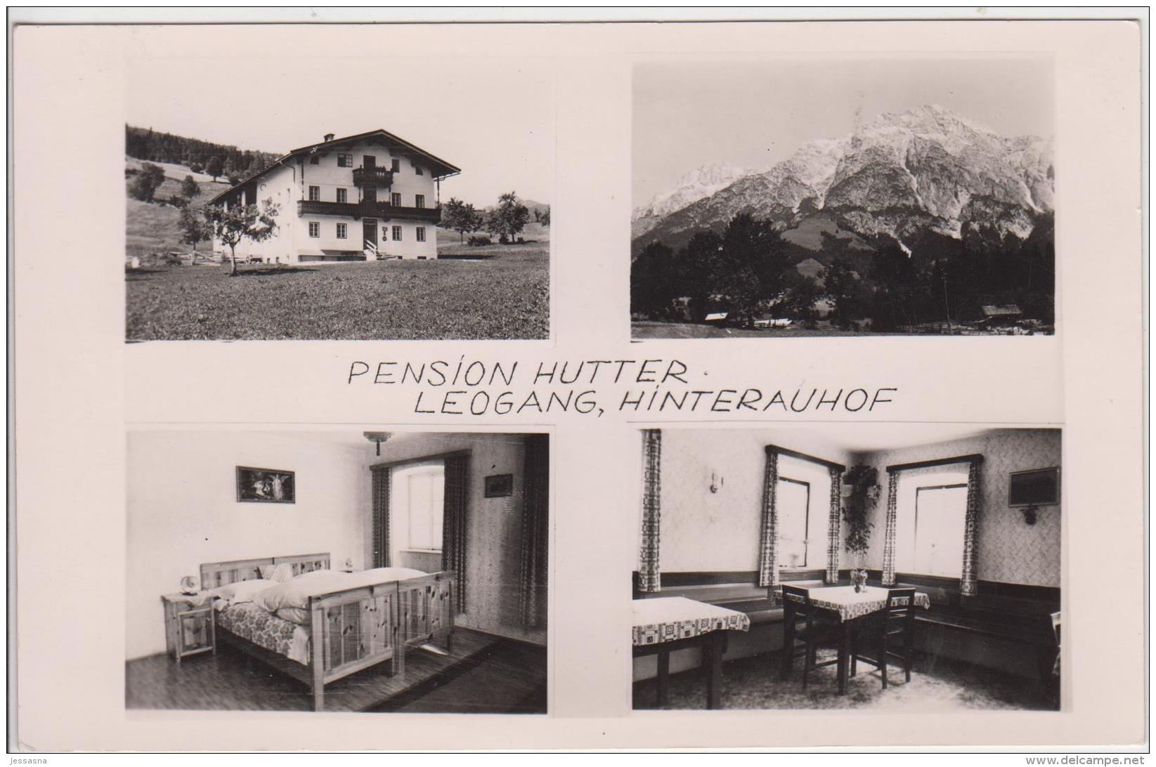 AK - LEOGANG - Pension "Hutter" Mit Innenansichten Und Panorama - Leogang