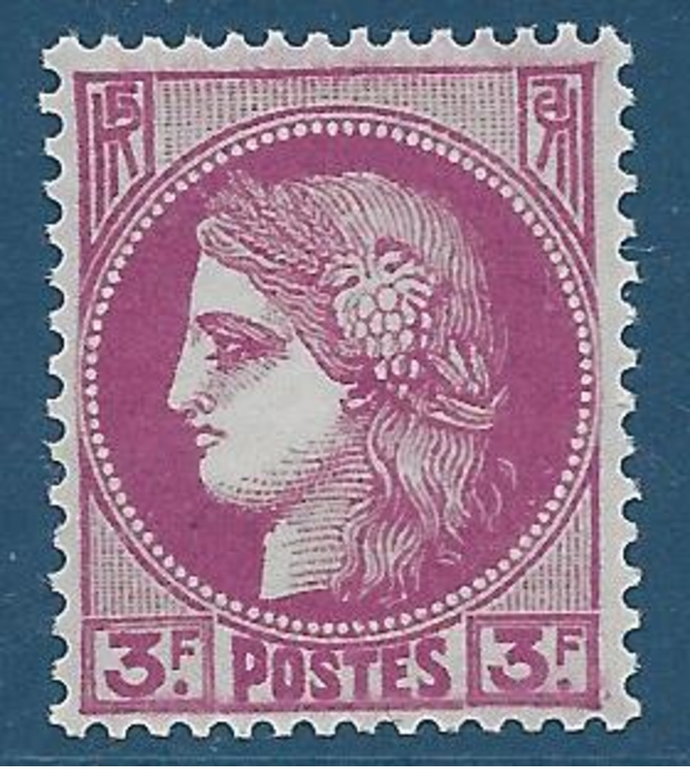 FRANCE - YT N°376 - 3f. Lilas-rose - Type Cérès - Neuf** TTB Etat - Nuovi