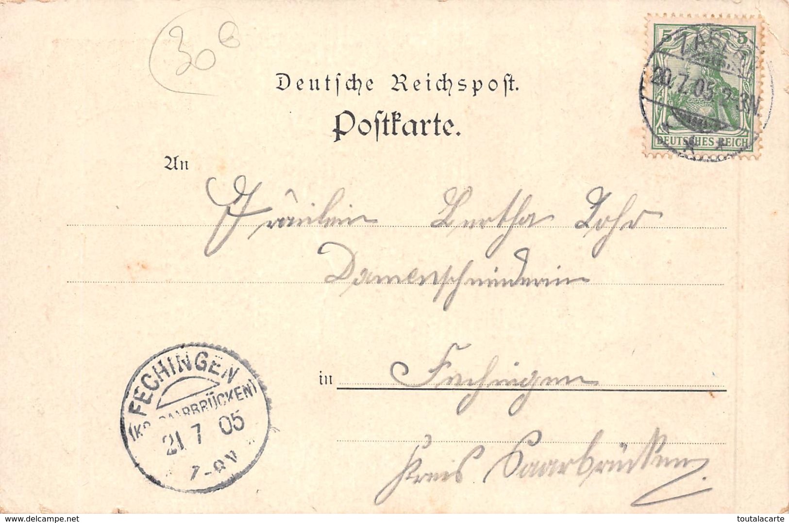 CPA 67 GRUSS AUS ZABERN  1905 - Saverne