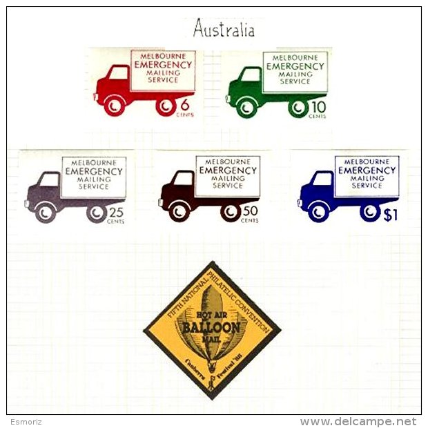 AUSTRALIA, Locals, * MLH, F/VF - Revenue Stamps