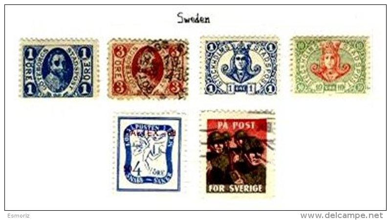 SWEDEN, Locals, */o M/U, F/VF - Local Post Stamps