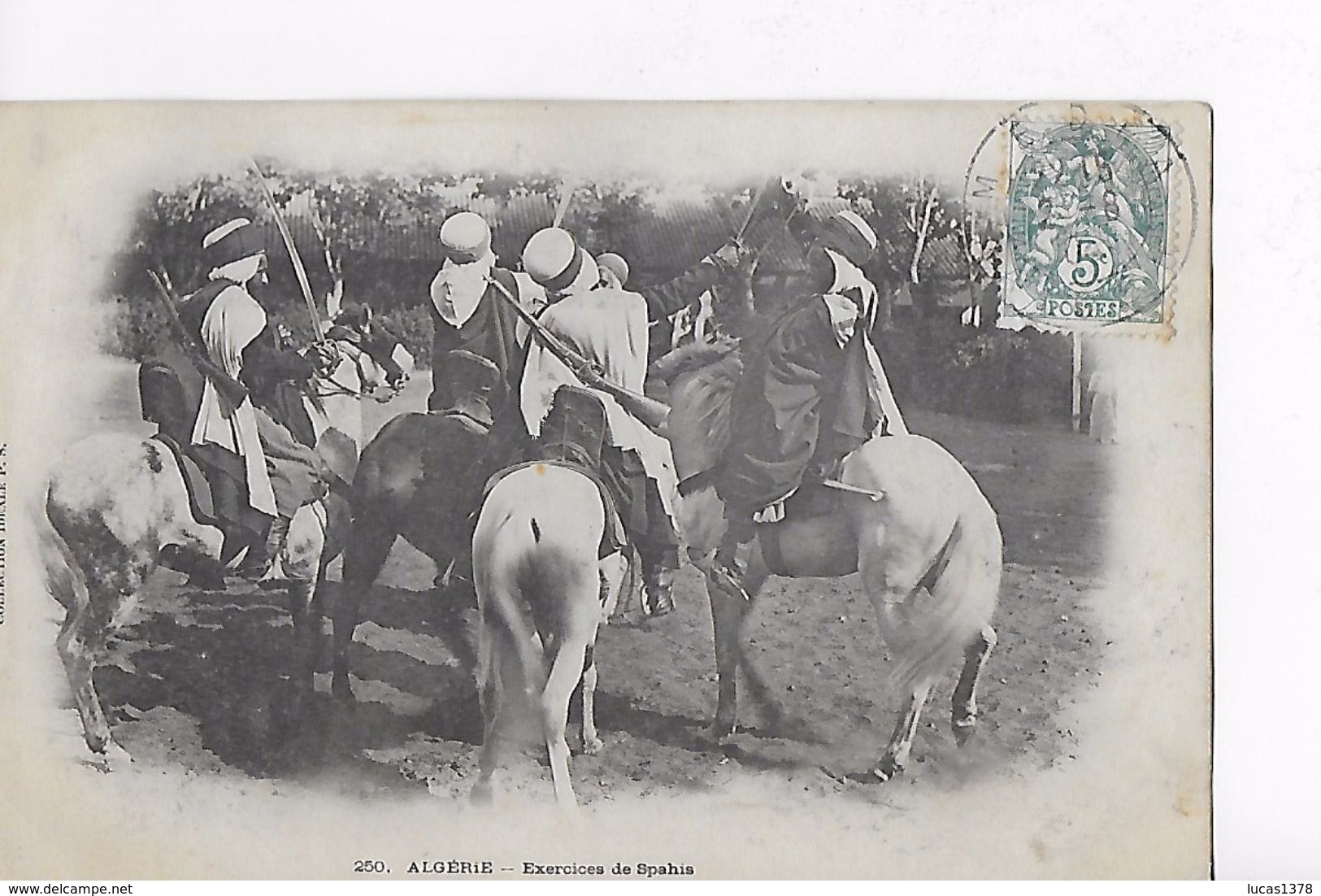 ALGERIE / EXERCICES DE SPAHIS - Mannen