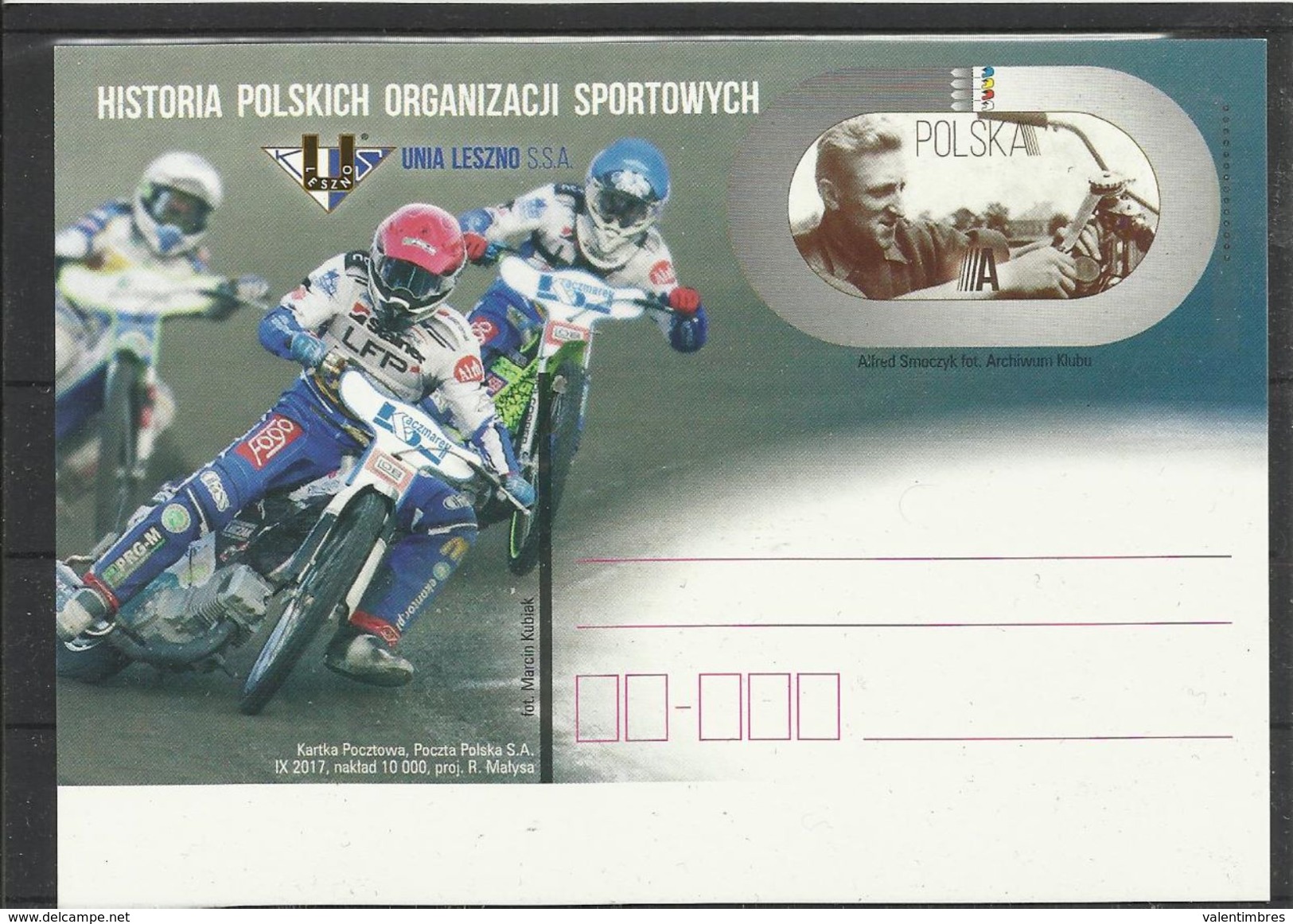 EP Pologne 2017 Course Moto 1785 Poland Histoire Organisations Sportives Polonaises Unia Leszno - Motorbikes