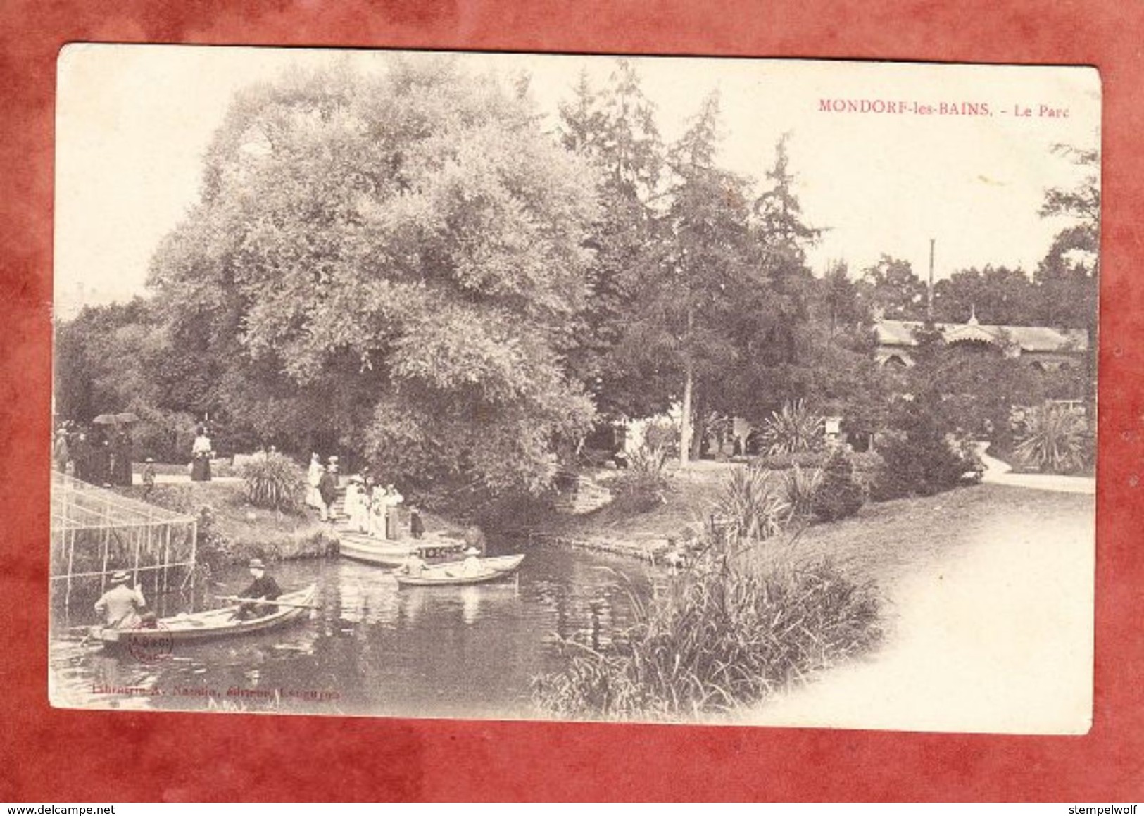 Mondorf-les-Bains, Park, Per Feldpost Nach Mennighueffen 1914 (43007) - Bad Mondorf