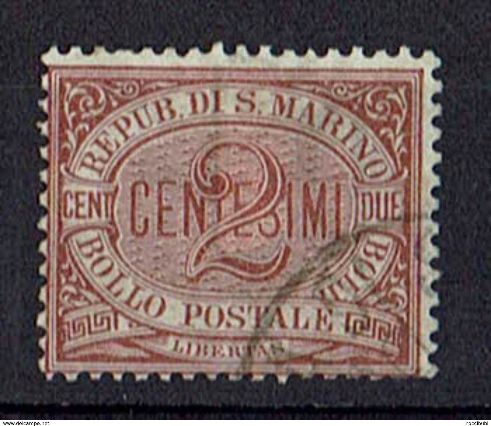 San Marino 1894/1899 // Michel 26 O (10.571) - Usados