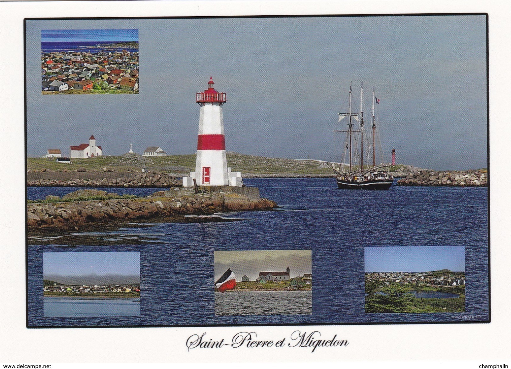 Saint-Pierre Et Miquelon - Saint-Pierre - Pointe Aux Canons - Phare - Voilier - Vues Diverses - Saint-Pierre-et-Miquelon