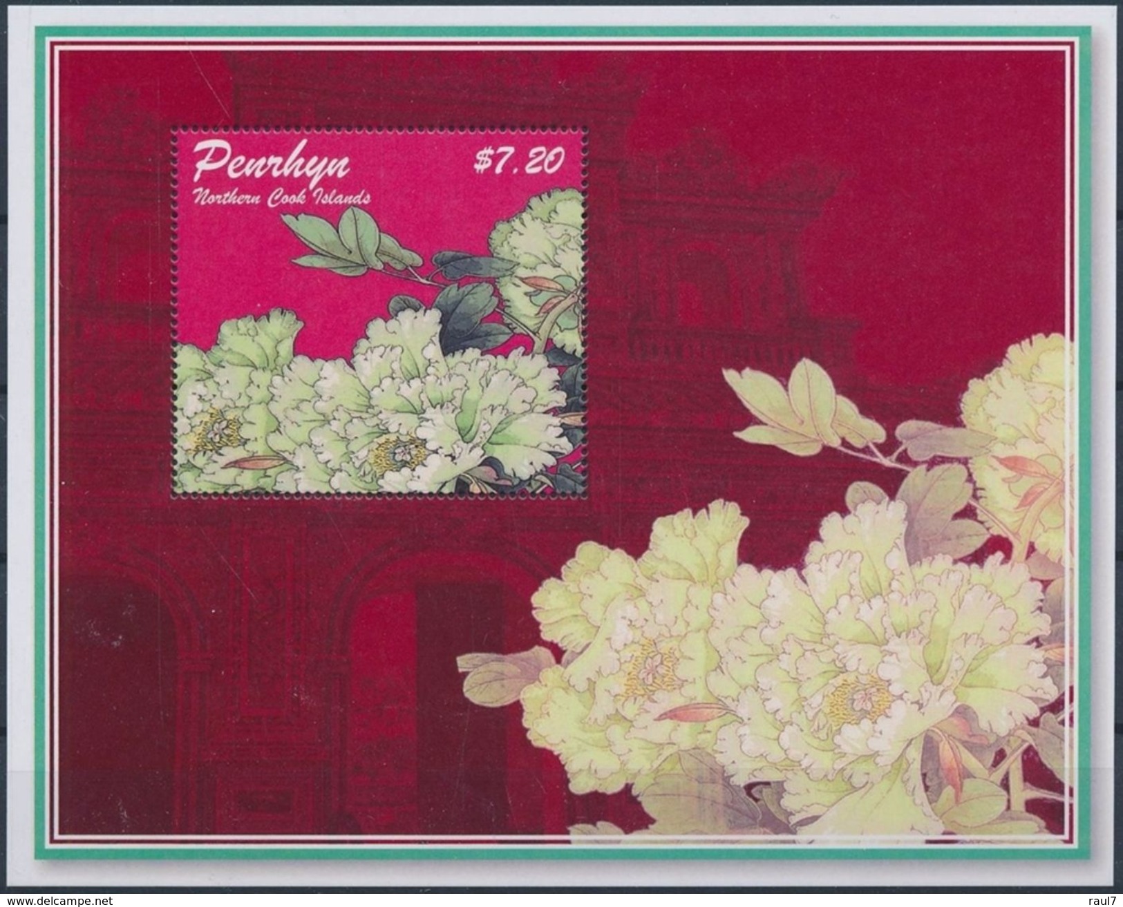 PENRHYN 2010 - Fleurs, La Pivoine - BF Neufs // Mnh // CV 15.00 - Penrhyn