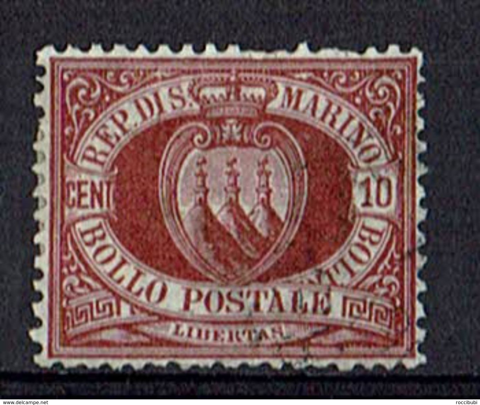 San Marino 1894/1899 // Michel 28 O (10.579) - Gebraucht