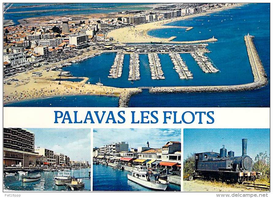 34 - PALAVAS LES FLOTS ** Lot De 6 Cartes **  CPSM CPM GF Diversifiées - Hérault - Palavas Les Flots