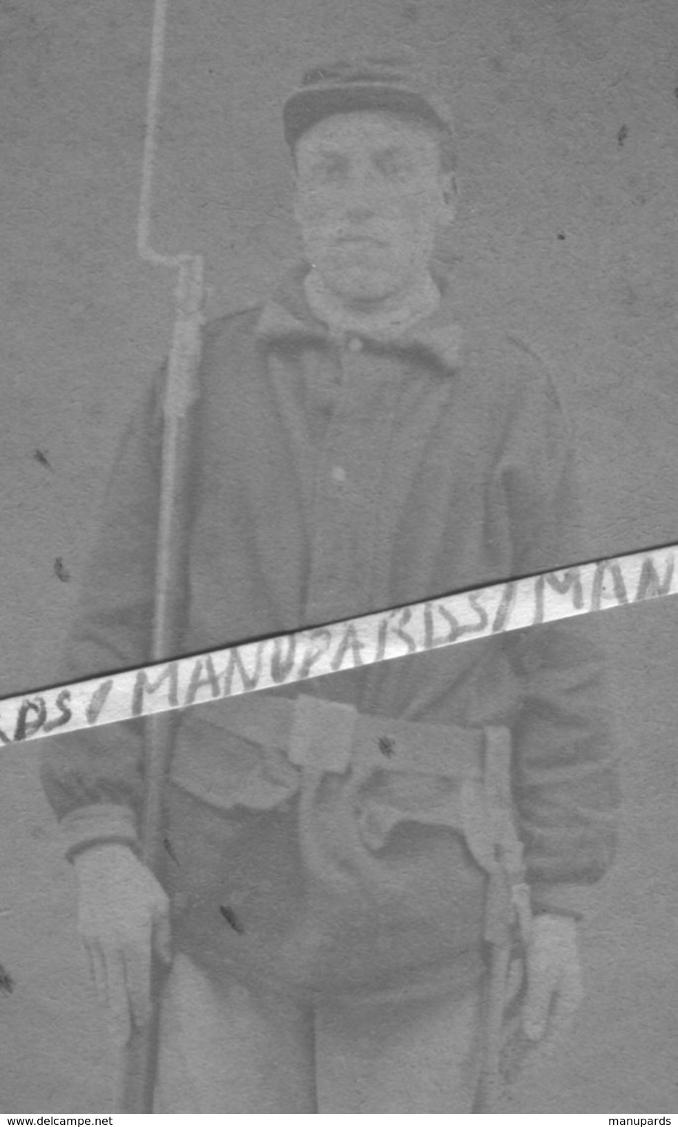 CDV / SOLDAT / GARDE MOBILE 1870 ??? INSPECTEUR DE POLICE / LORANS PHOTOGRAPHE PARIS - Guerre, Militaire