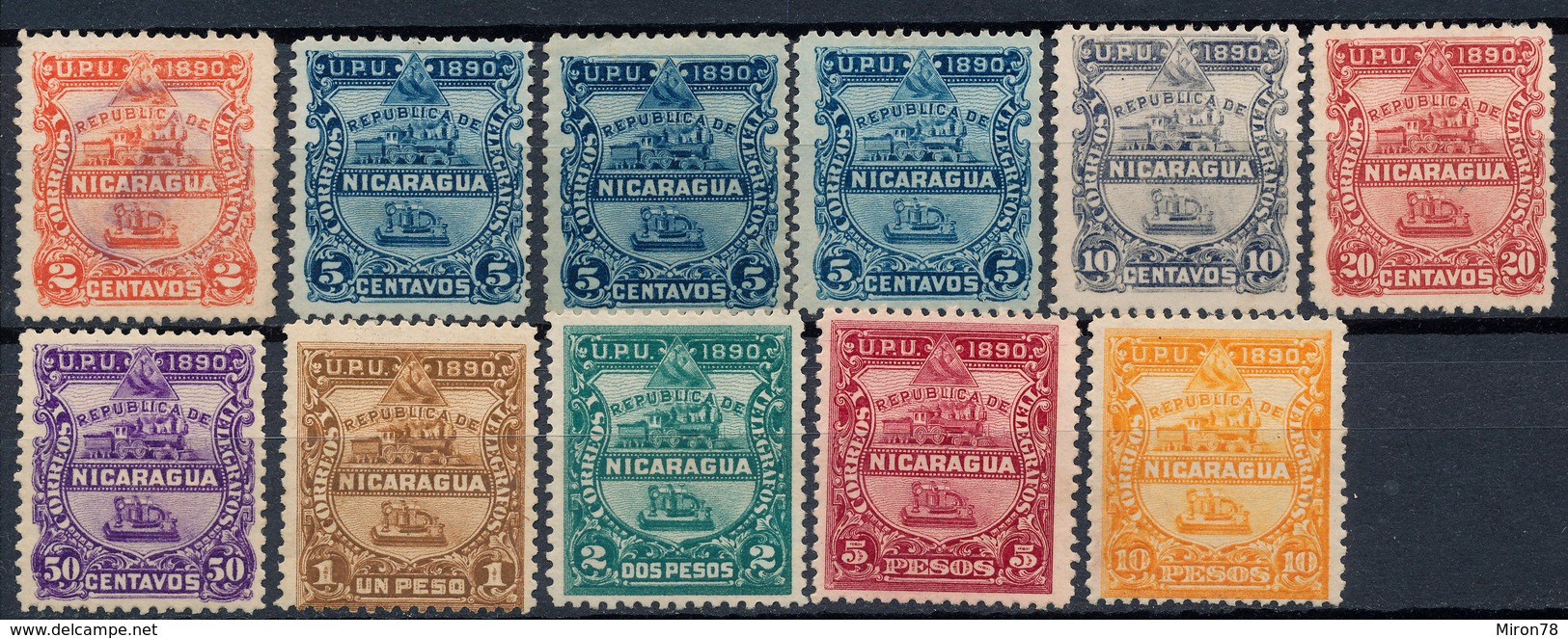 Stamp Nicaragua 1890 Mint/used Lot#14 - Nicaragua