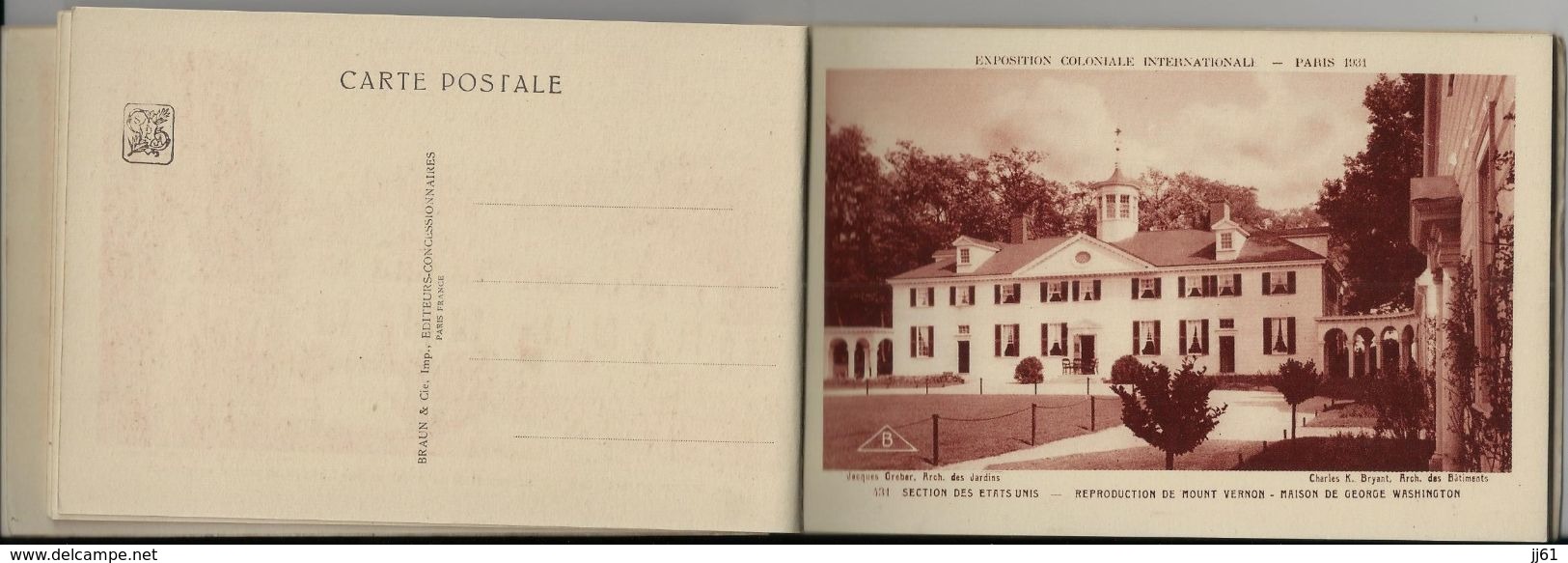 PARIS EXPOSITION COLONIALE INTERNATIONALE 1931 LES SECTIONS ETRANGERES ALBUM DE 12 CARTES POSTALES COMPLET 1 DE DETACHER - Expositions