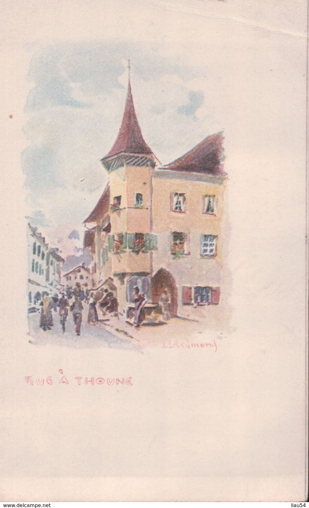 Rue à THOUNE (Illustration Reymond) - Thoune / Thun