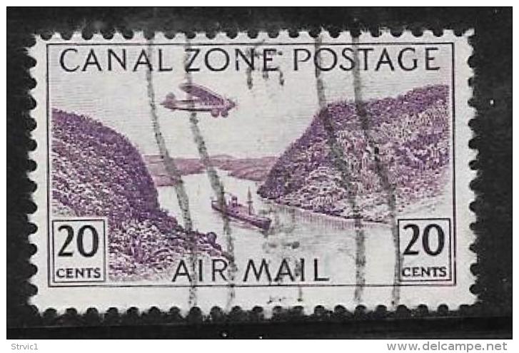 Canal Zone, Scott # C11 Used Gaillard Cut, 1931 - Canal Zone