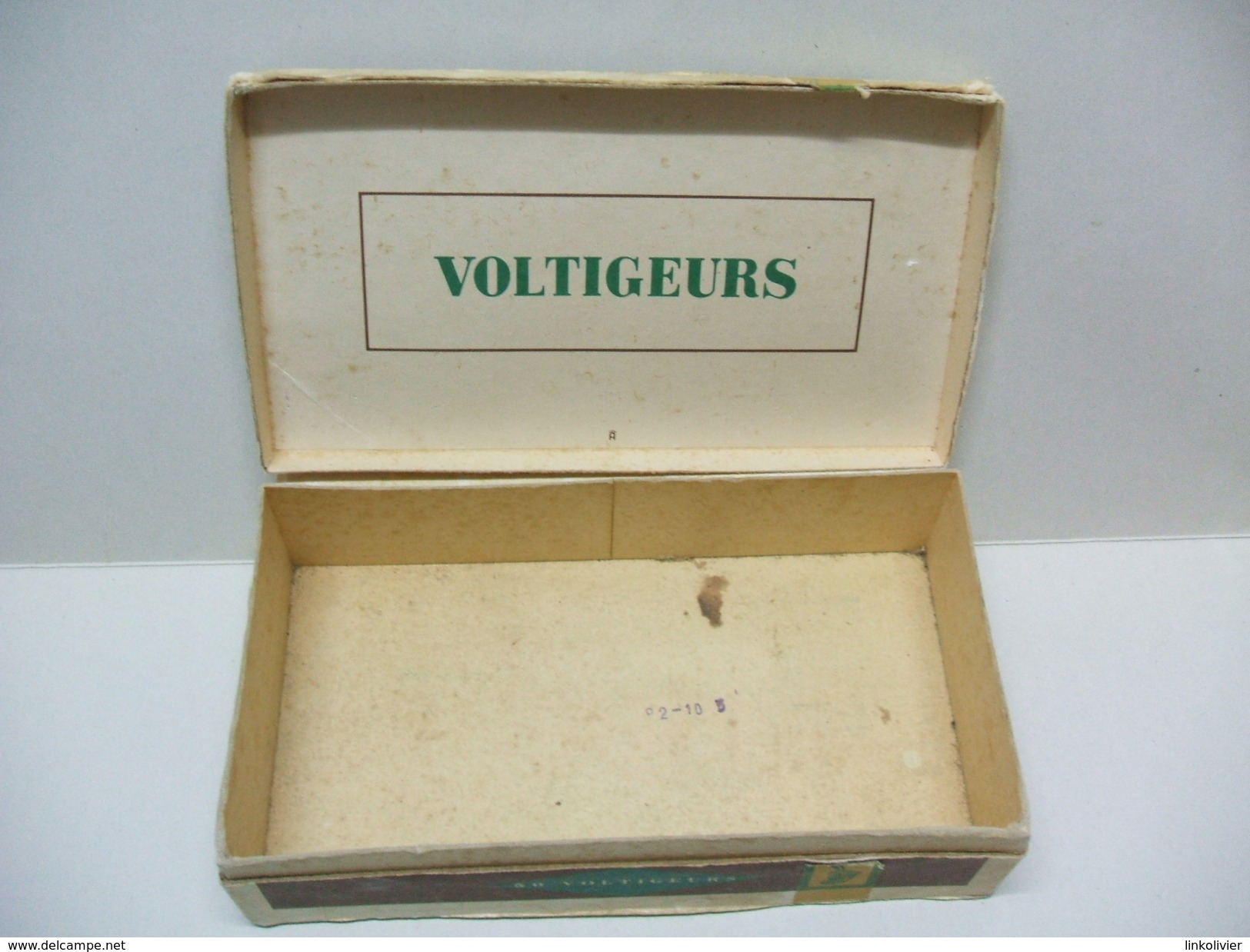 BOITE Carton 50 Cigares Vide VOLTIGEURS - Cigar Cases