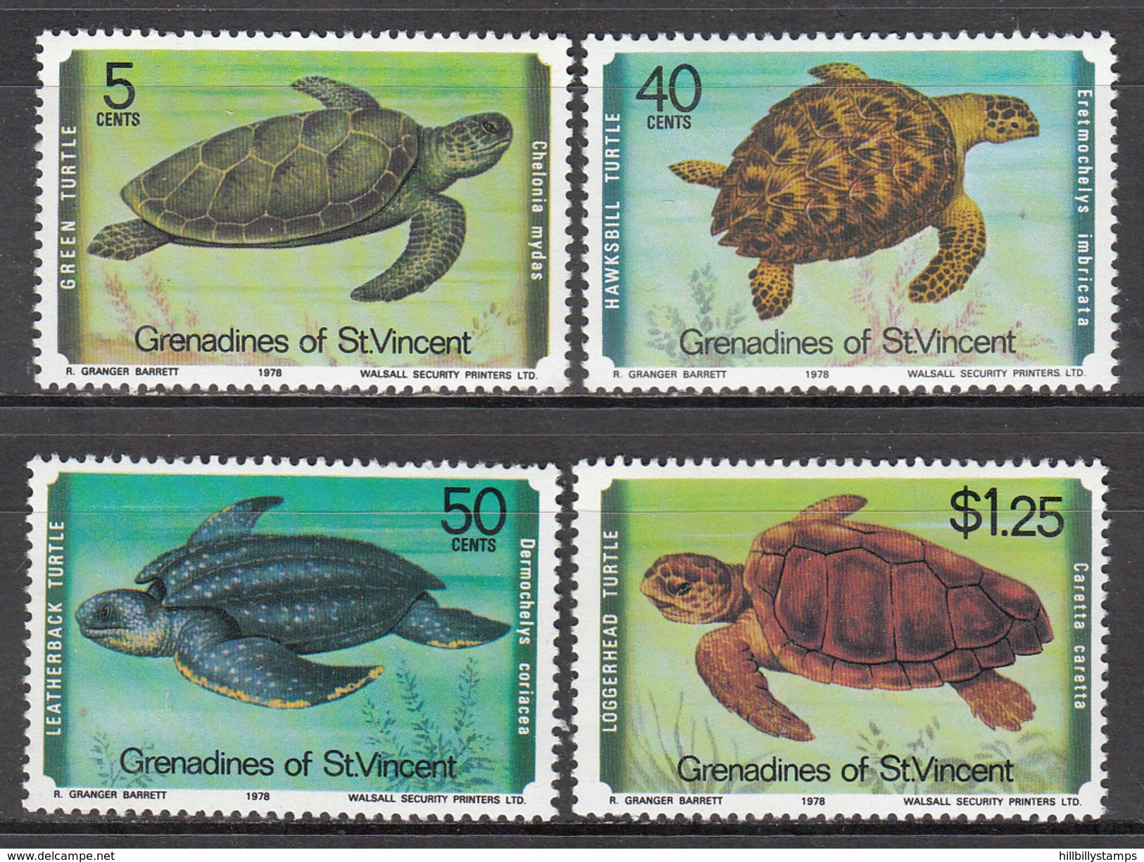 ST VINCENT GRENADINES    SCOTT NO. 157-60       MNH     YEAR  1978 - St.Vincent & Grenadines