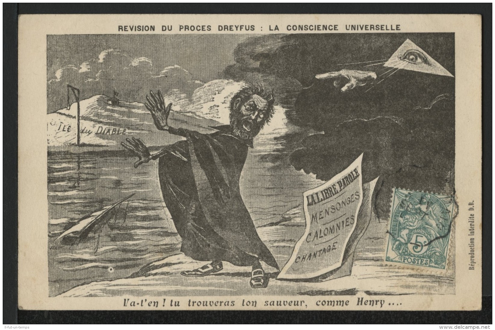 Illustrateur ORENS - Révision Du Procès DREYFUS - La Conscience Universelle - Orens