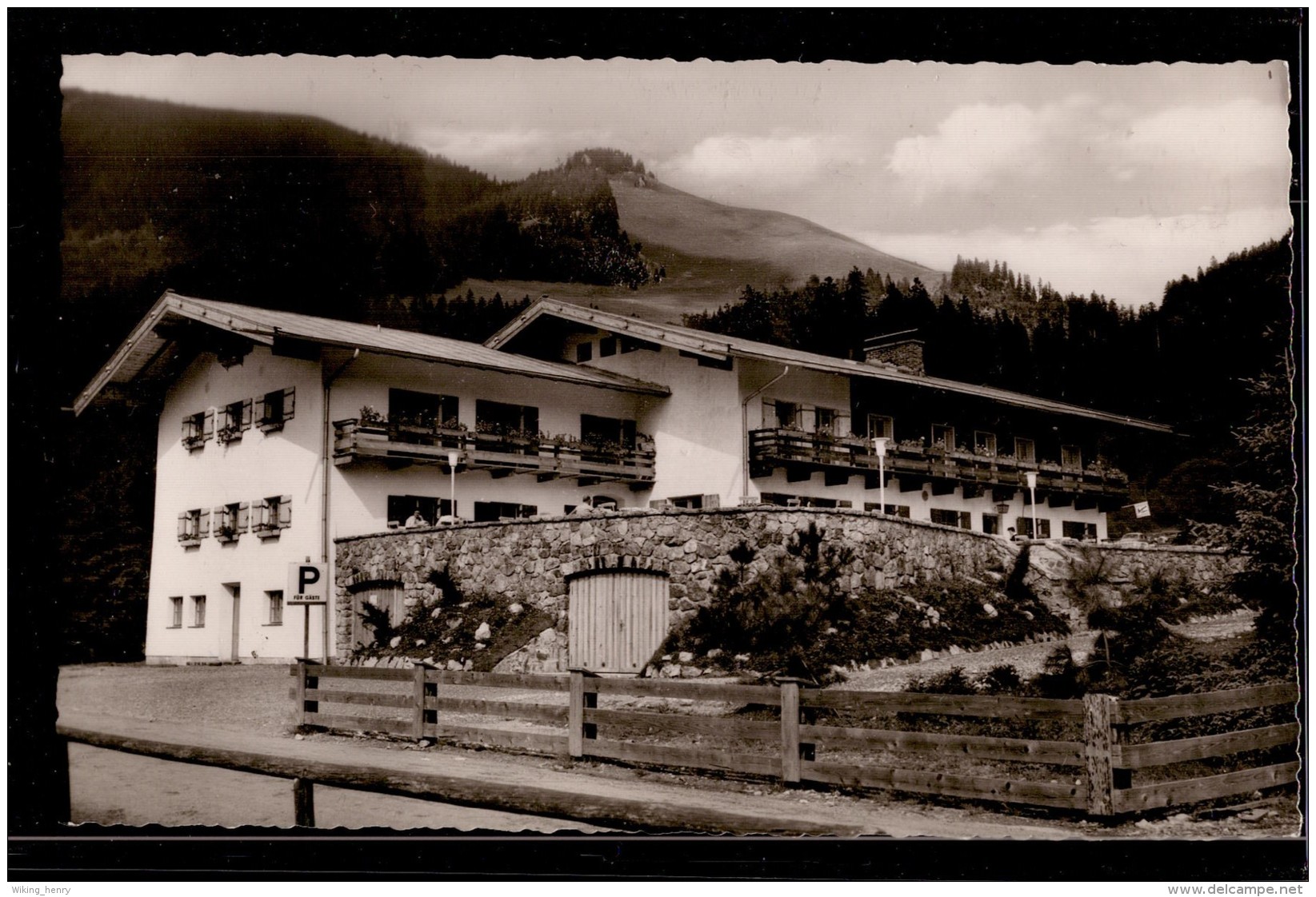 Schliersee - S/w Willi Merkl Heim Am Spitzingsee Gegen Wildes Fräulein - Schliersee