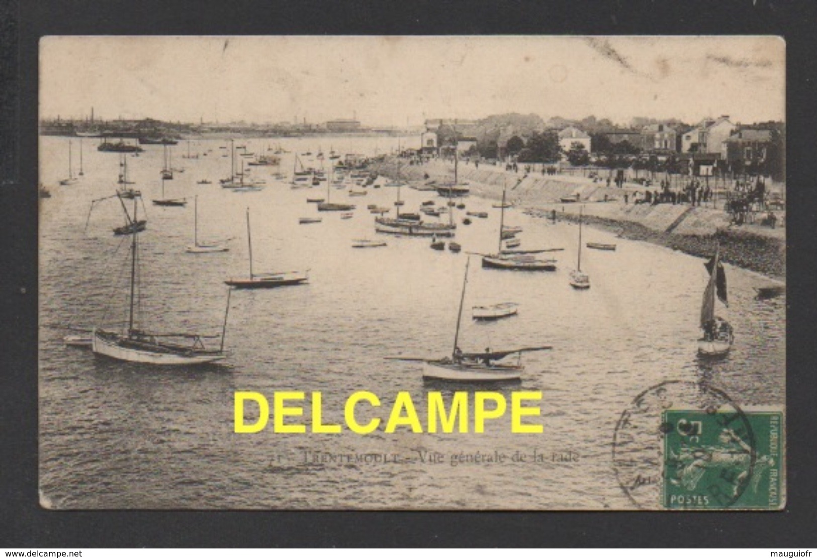 DF / 44 LOIRE ATLANTIQUE / REZÉ / TRENTEMOULT / VUE GENERALE DE LA RADE / CIRCULÉE EN 1910 - Altri & Non Classificati