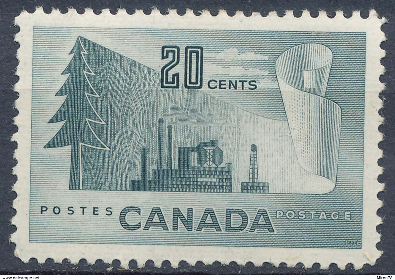 Stamp Canada 1952 Mint - Neufs