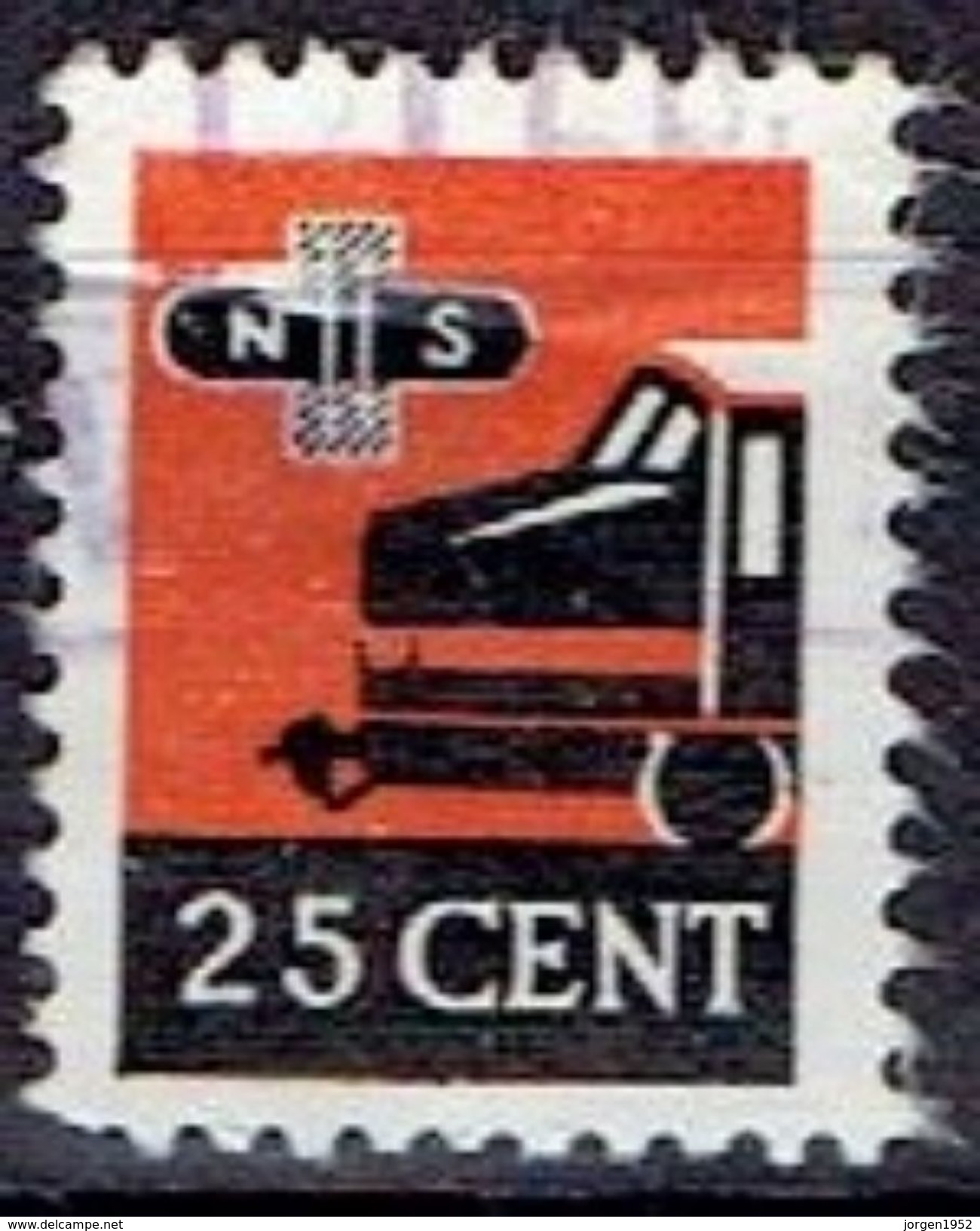 NETHERLANDS # NS 25 CENT - Schienenverkehr