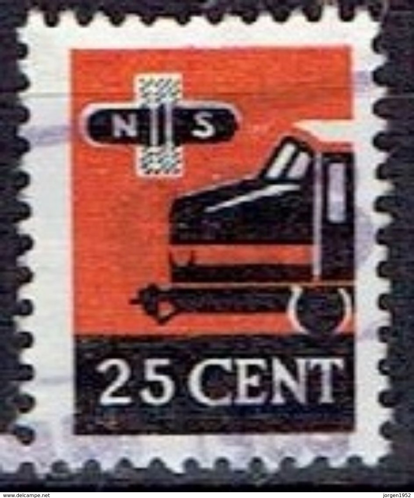 NETHERLANDS # NS 25 CENT - Railway