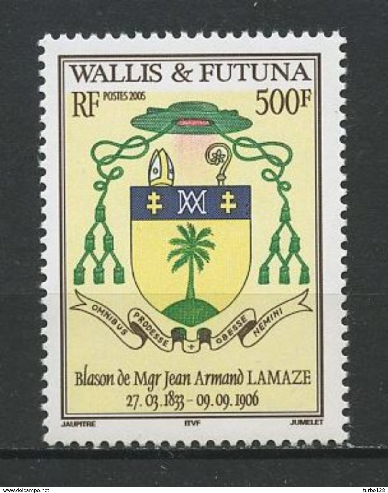 WALLIS FUTUNA  2005 N° 647 ** Neuf MNH Superbe Cote 10 €  Blason Jean Armand Lamaze. Coats Of Arms - Neufs