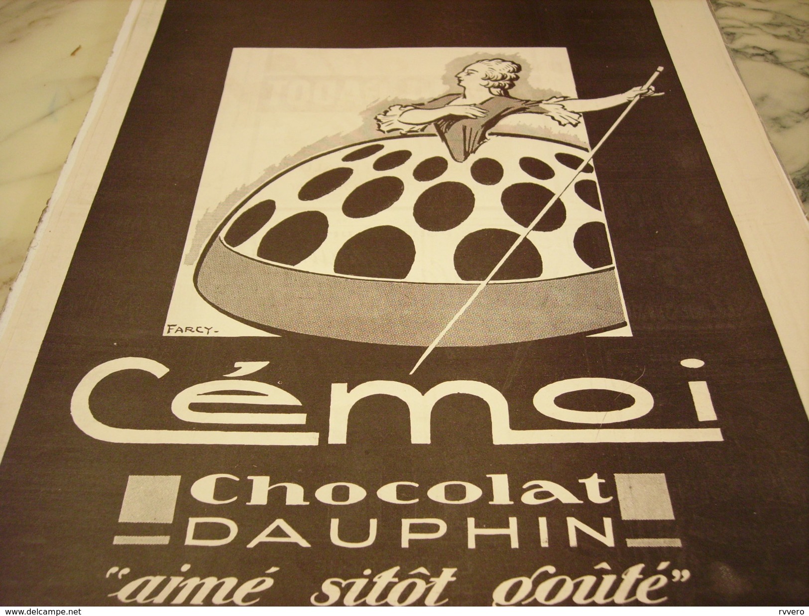 ANCIENNE PUBLICITE CHOCOLAT CEMOI 1922 - Affiches