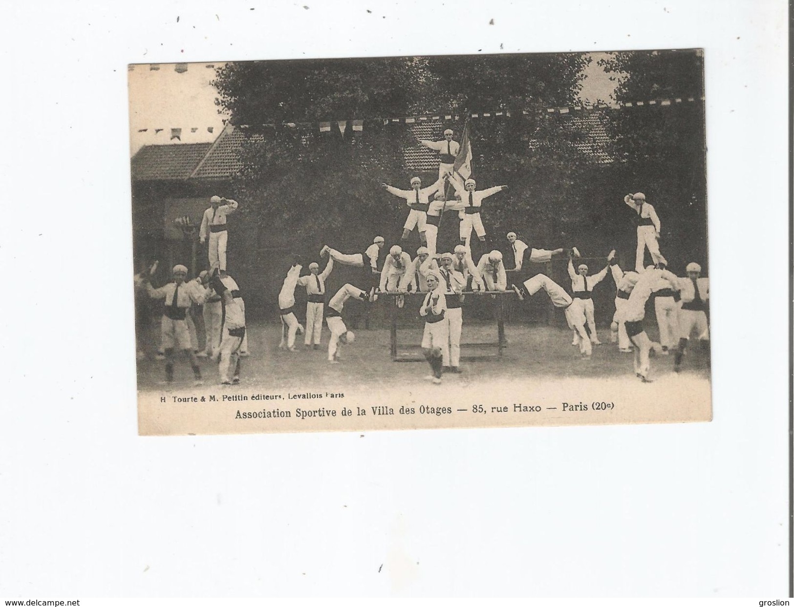 PARIS 20 E ASSOCIATION SPORTIVE DE LA VILLA DES OTAGES 85 RUE HAXO (GYMNASTIQUE) - Gymnastik