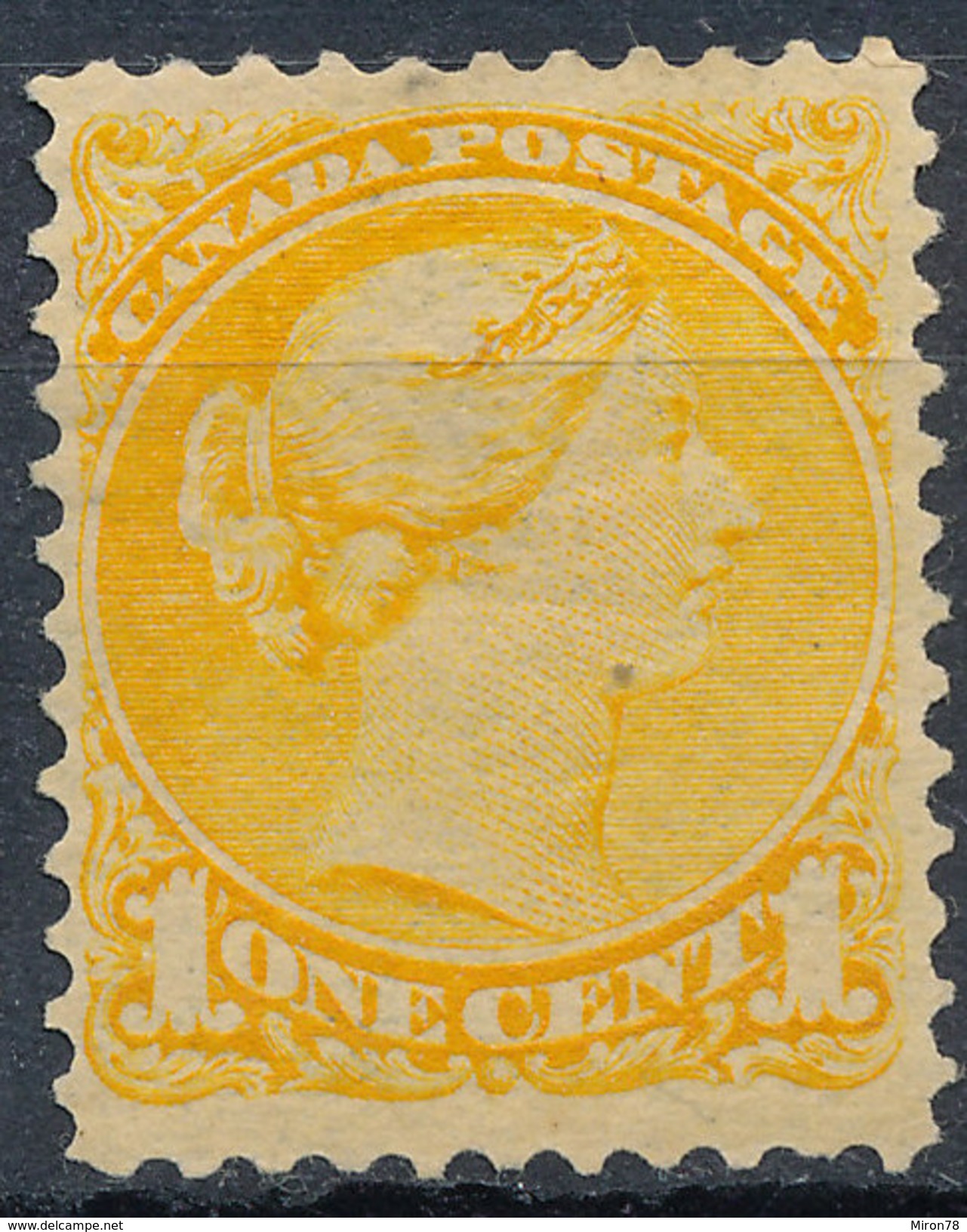 Stamp Canada 1870 1c Used - Unused Stamps