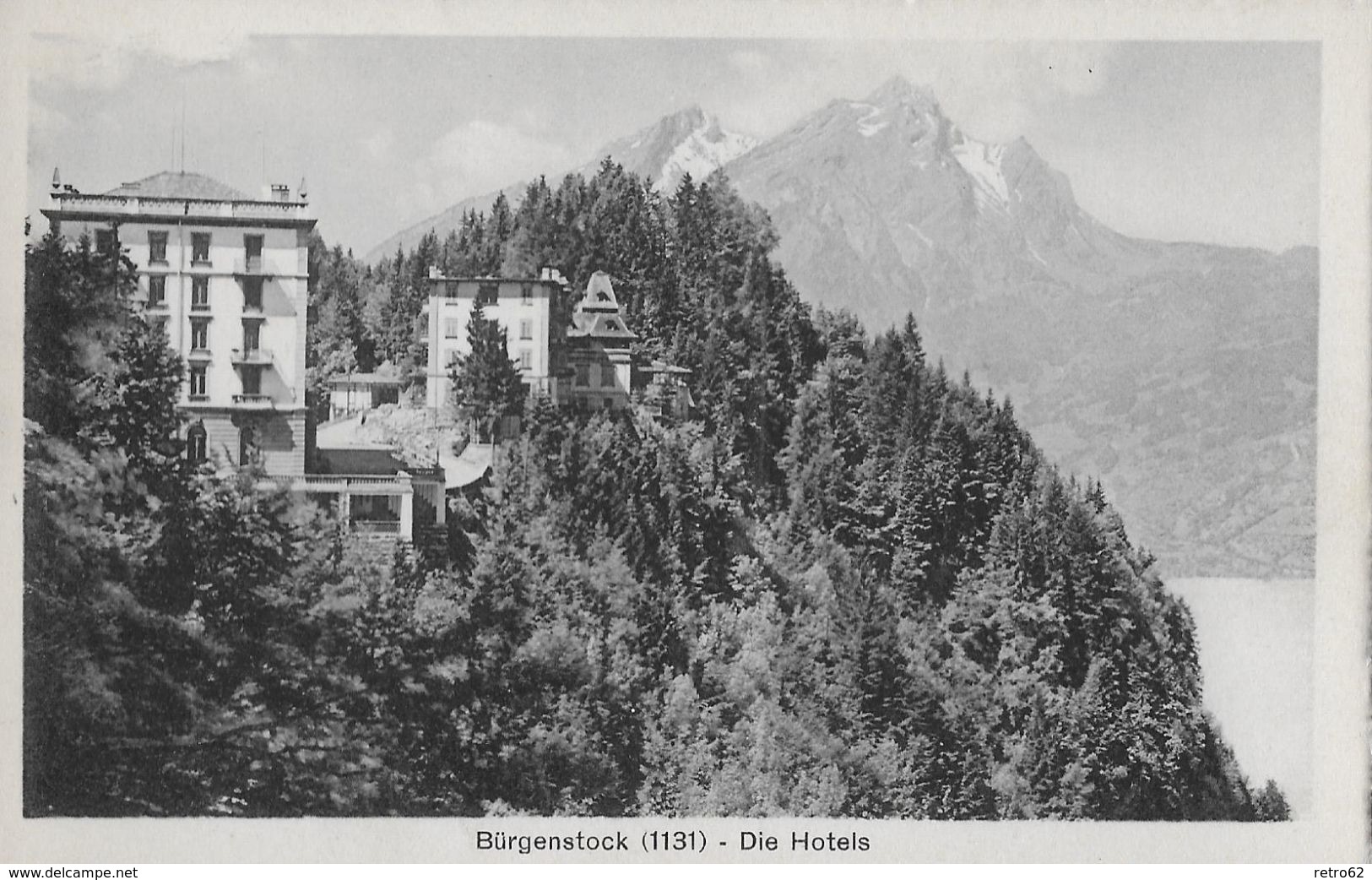 BÜRGENSTOCK → Die Hotels Mit Dem Pilatus, Ca.1920 - Altri & Non Classificati